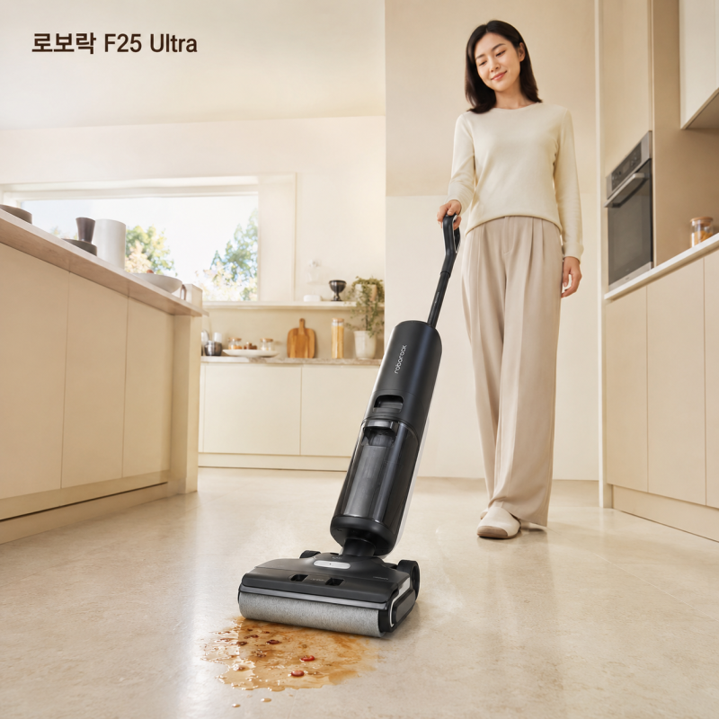 "대박할인26%"로보락 F25 Ultra, 스팀 청소까지 필요한 집의 선택 기준