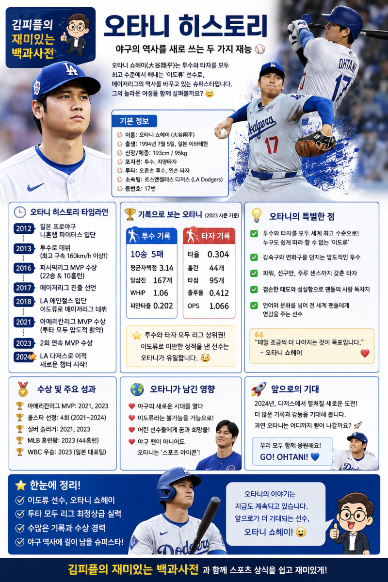 ⚾ 오타니 쇼헤이 히스토리 총정리