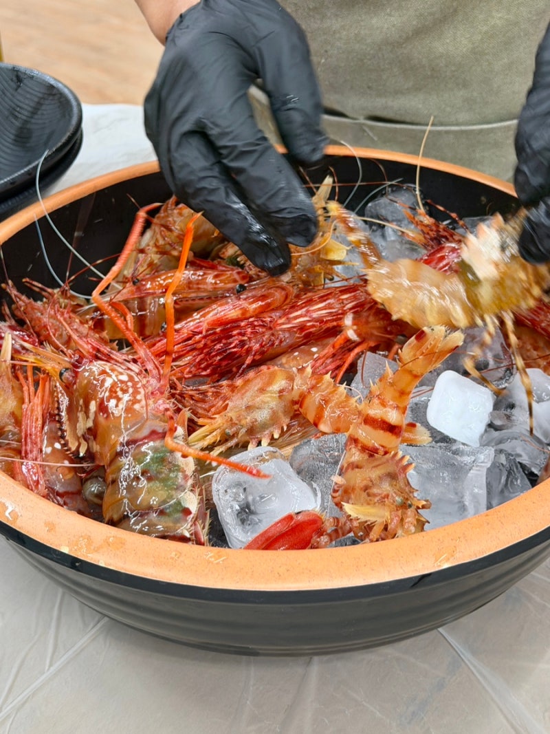 [울릉도] 사동항 맛집 추천 ‘비치온 회센터’ 독도새우 회 튀김 라면 내돈내산 솔직후기