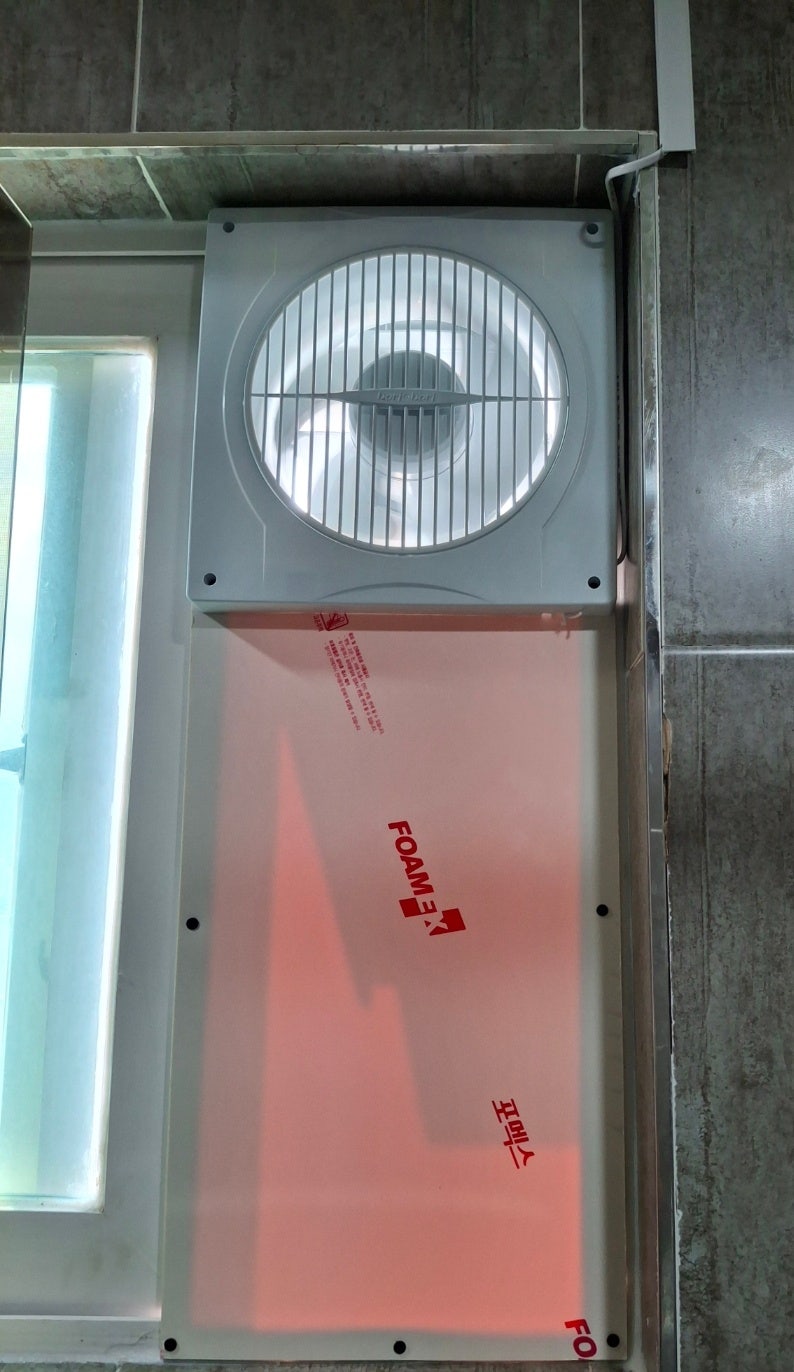 대구 수성구 창문 환풍기 설치 청수로 빌딩 화장실