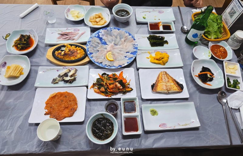 태안 연포해수욕장 맛집 '가보자횟집' 끊임없는 스끼다시에 정신못차림~
