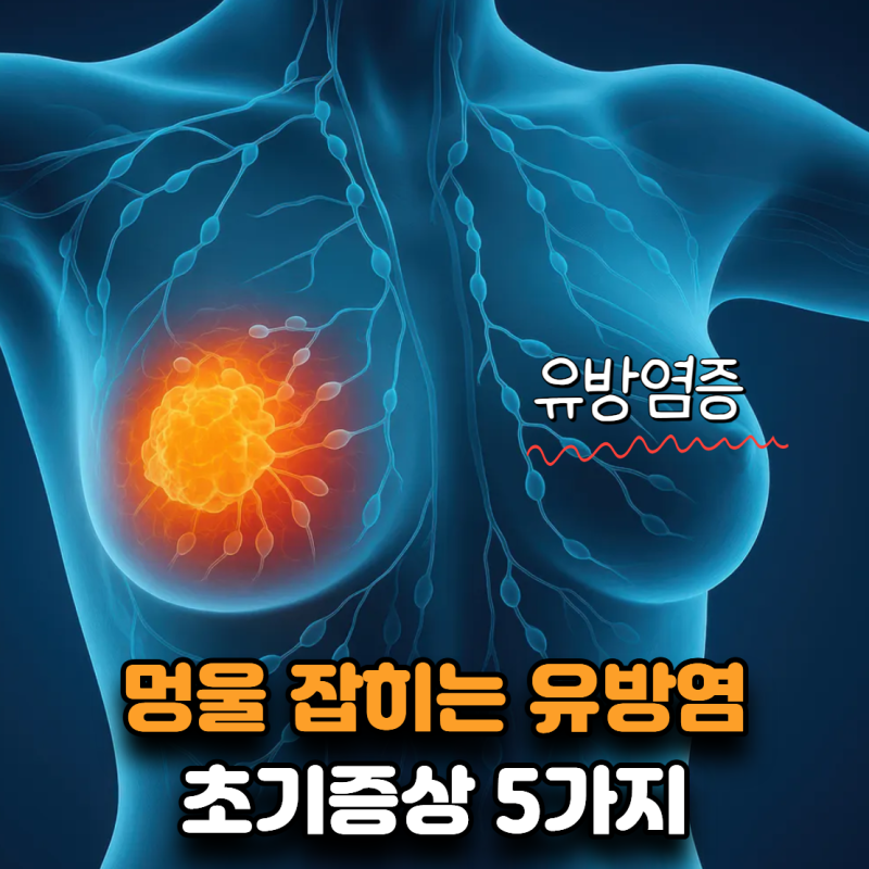 “멍울만 잡힌다고 유방염은 아닙니다” 유방염 초기증상은 따로 있어요