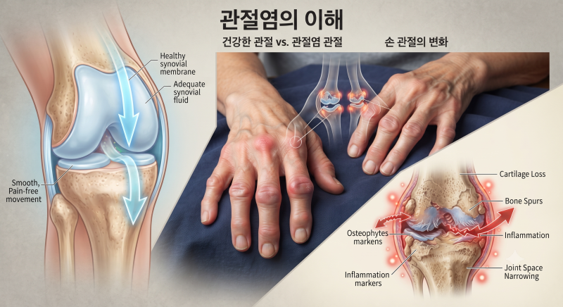 퇴행성 무릎 관절염 초기증상, 50대이후 시큰거릴 때 연골 지키는 3가지 방법