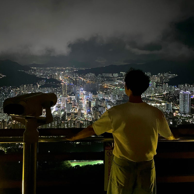 부산 황령산 전망대 봉수대 야경 부산 데이트 코스