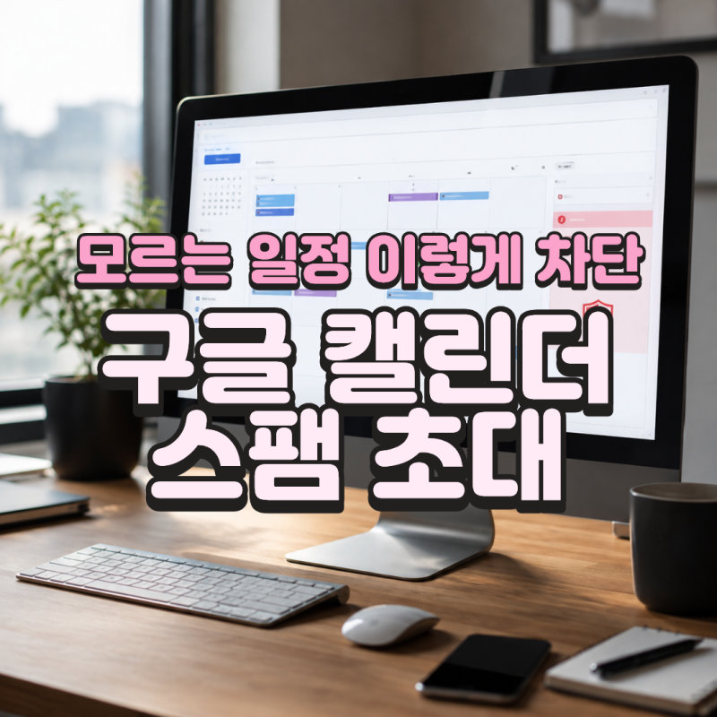 구글 캘린더 스팸 초대 차단 방법, 모르는 사람 일정 자동 추가 막기