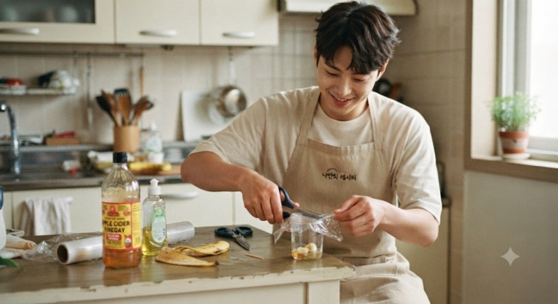 초파리퇴치, 셀프 초파리트랩만들기