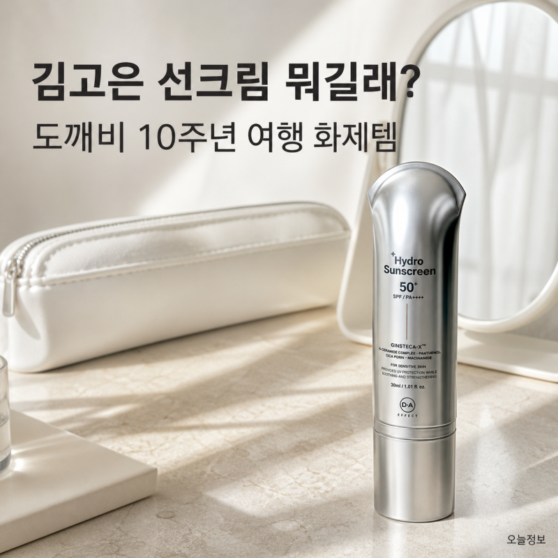 김고은 선크림 뭐길래? 도깨비 10주년 여행에서 나온 제품 정리