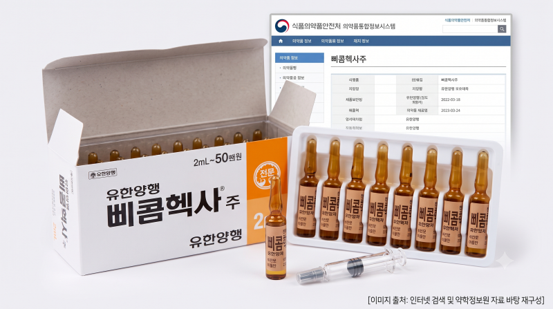 병원에서 맞은 삐콤헥사, 정체가 뭘까? (성분·효과·부작용 정리)
