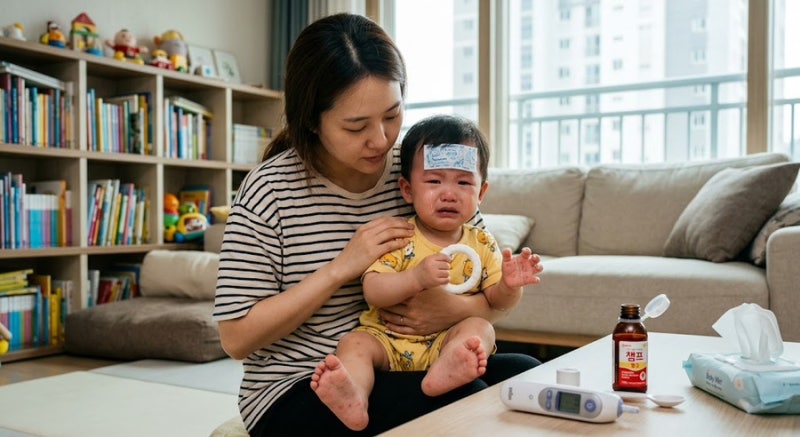 아기 수족구 초기증상 및 수족구 격리기간 완치 판정 기준 정리