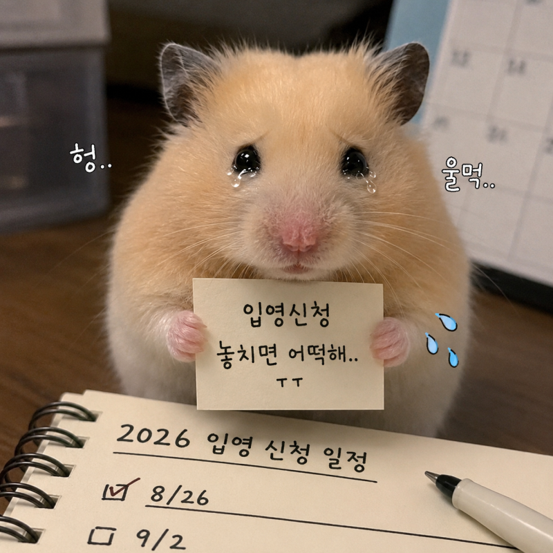 2026년 군대 입영 신청 날짜 총정리!!!!