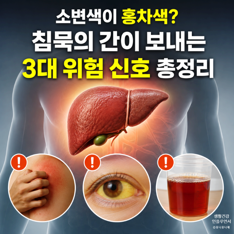 간 안좋을 때 증상 피부가려움, 눈, 소변색깔 변화로 보는 이상 신호 총정리
