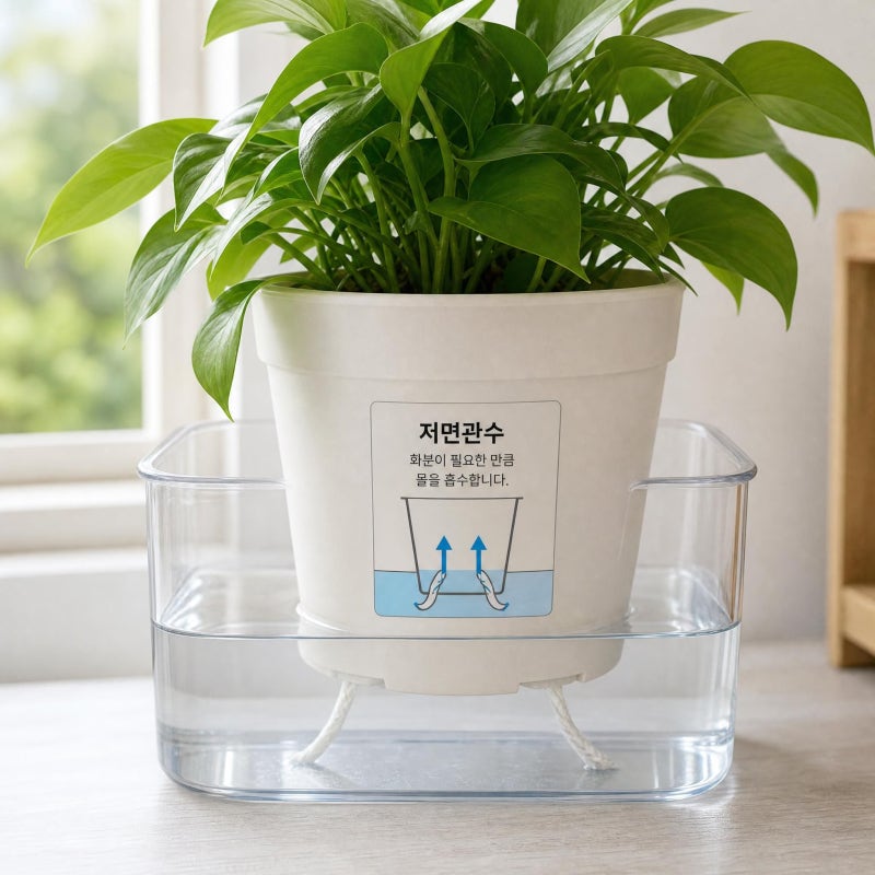 저면관수란? 물주기 실패를 줄이는 화분 물주기 방법과 주의할 점