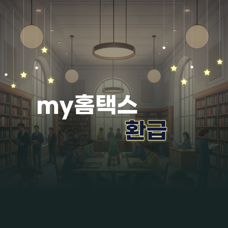 my홈택스 환급금 조회부터 계좌 등록까지 지급 현황 한눈에 확인하는 법