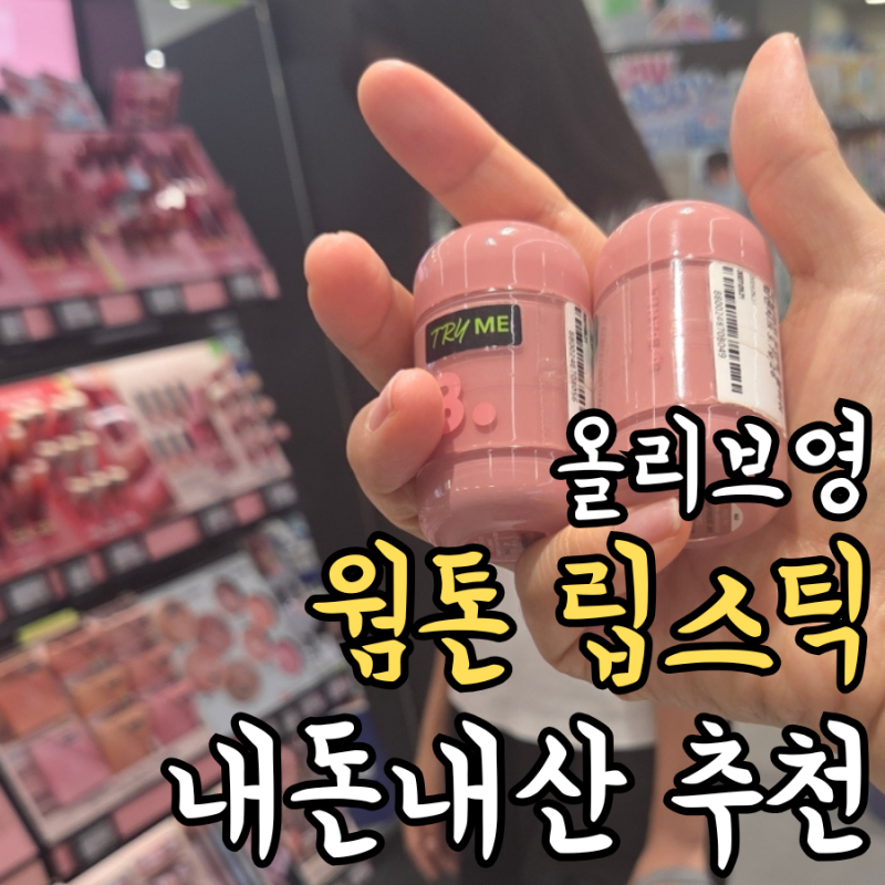 올리브영 웜톤 립스틱 내돈내산 추천