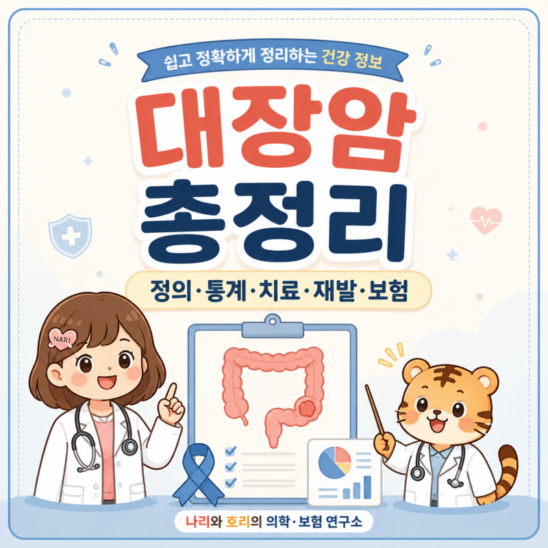 대장암은 얼마나 많이 발생할까?｜발생통계·치료방법·재발률·암보험까지 총정리