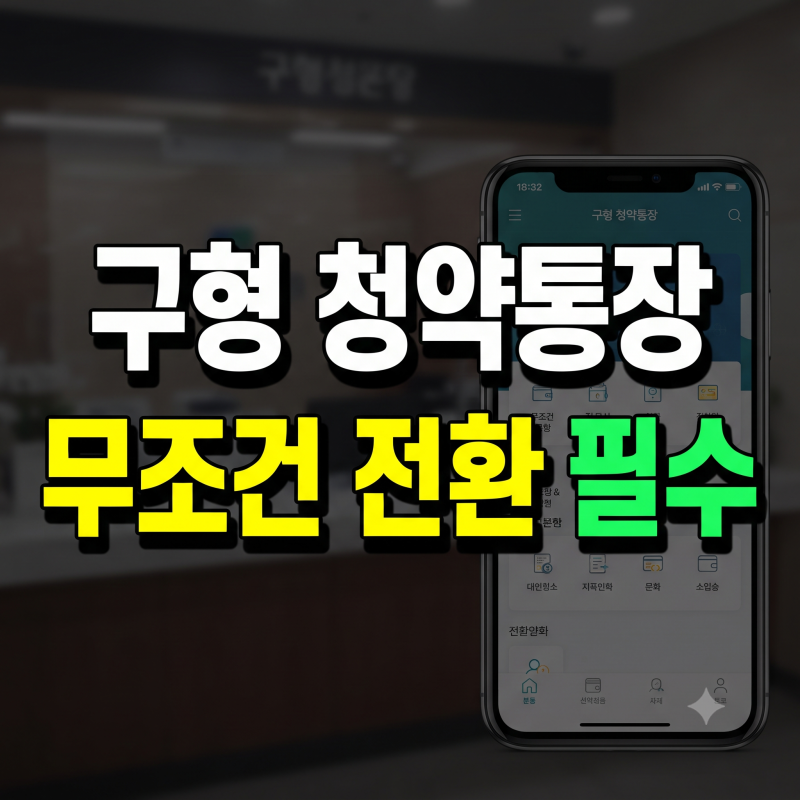 2026년 청약통장 개편 총정리: 전환 신청 혜택부터 미납금 납부 전략까지(9월30일까지)