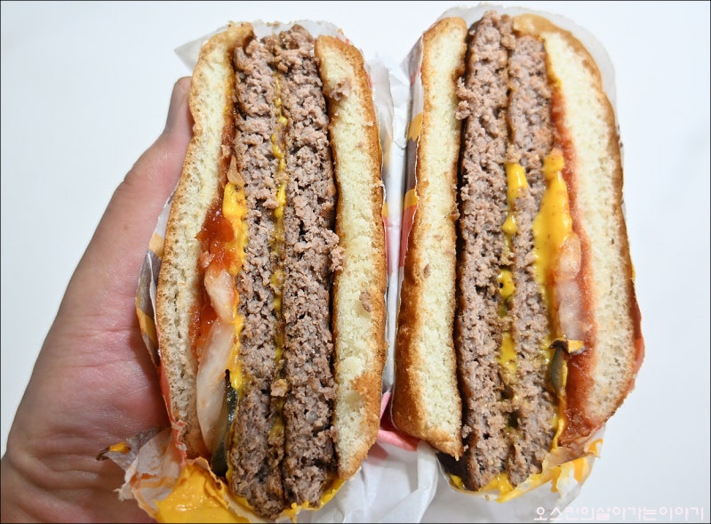 맥도날드 김종국 버거, 단백질 대박 더블쿼터파운더치즈 가격 및 칼로리