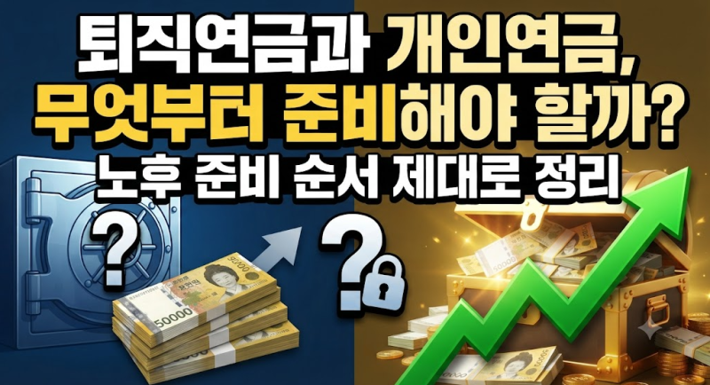 퇴직연금과 개인연금, 무엇부터 준비해야 할까? 노후 준비 순서 제대로 정리
