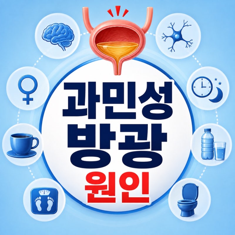 과민성방광 원인, 방광이 예민해지는 이유는 따로 있습니다