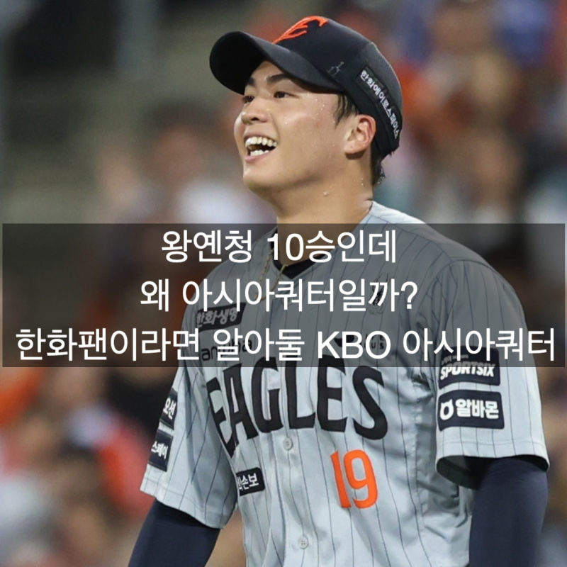 왕옌청 10승인데 왜 아시아쿼터일까? 한화팬이라면 알아둘 KBO 아시아쿼터