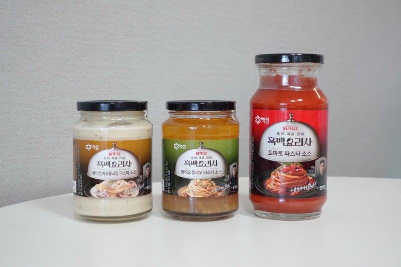집에서도 레스토랑급 퀄리티! 백설 토마토 파스타소스 & 3종 솔직 후기