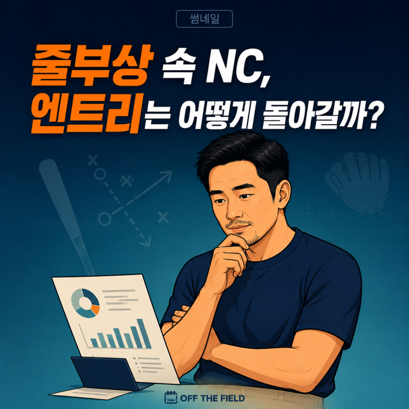 일반 말소 10일 vs 부상자명단 최대 30일, NC 엔트리 운용 차이