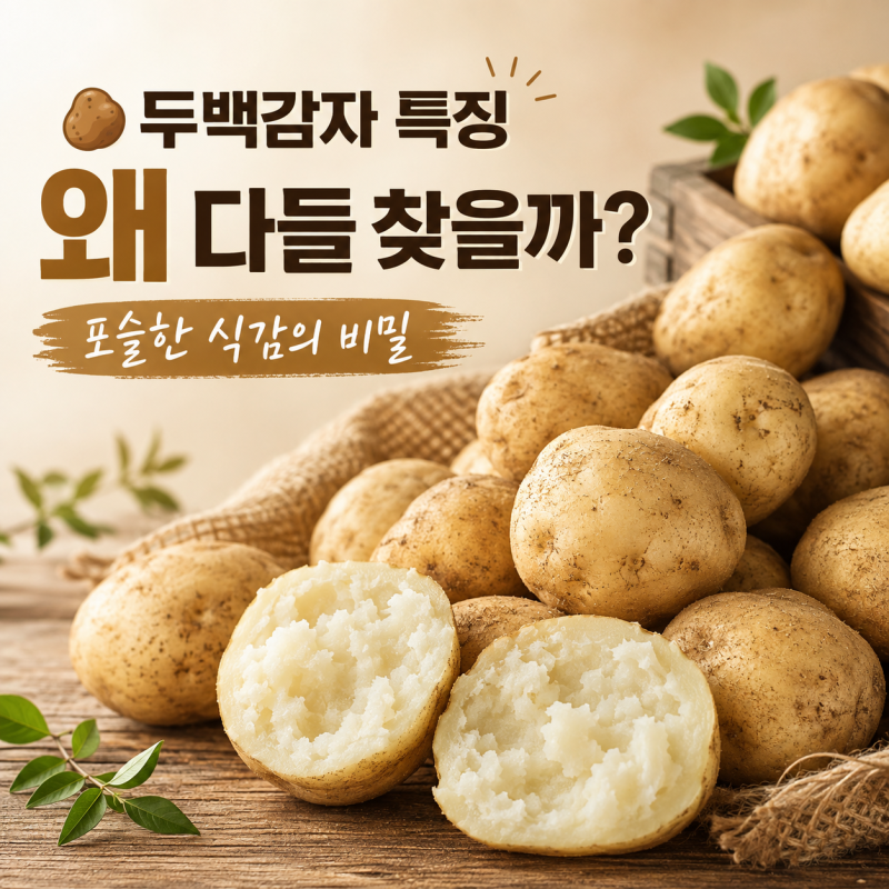 감자 제대로 삶기 두백 감자의 특징과 포슬 포슬 분나게 냄비에 삶는법