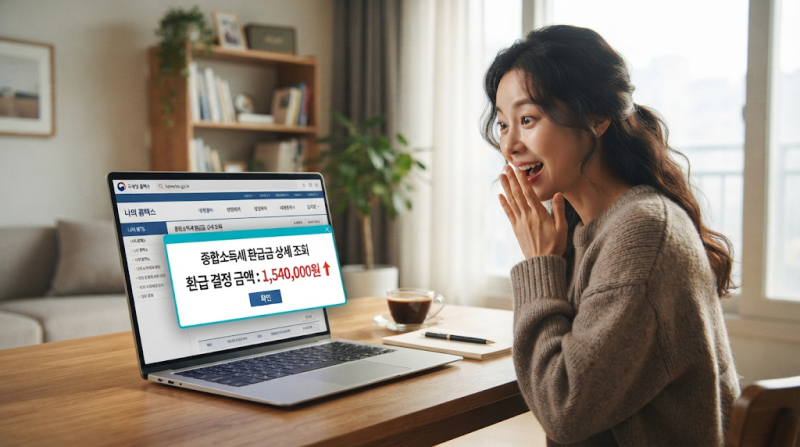 종합소득세 환급금 미수령 조회 방법 2026 — 찾아가지 않으면 5년 후 소멸