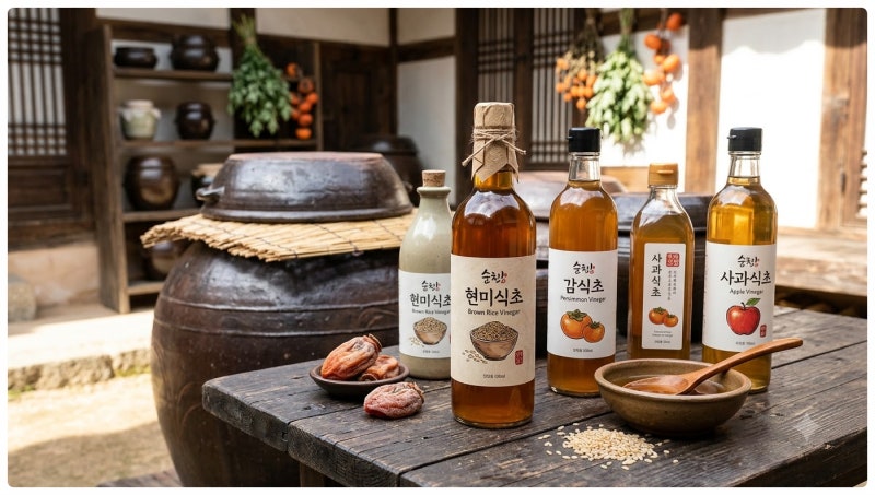 마트에서 파는 식초, 다 발효로 만든 게 아닙니다 — 식초 종류 총정리