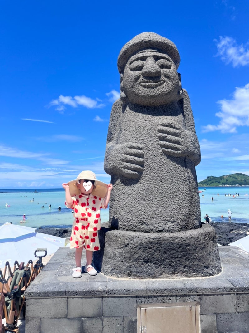 [제주도 여행]아기랑 이국적인 제주도 바다, '금능해수욕장'(위치/주차/샤워장/화장실)
