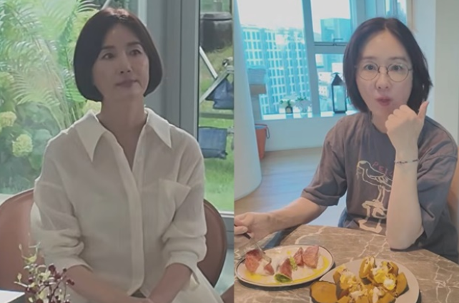 "이 얼굴이 54세 맞아?" 오연수가 광고 촬영 날 먹는 부기 쏙 빠지는 '단호박 에그치즈찜' 식단....