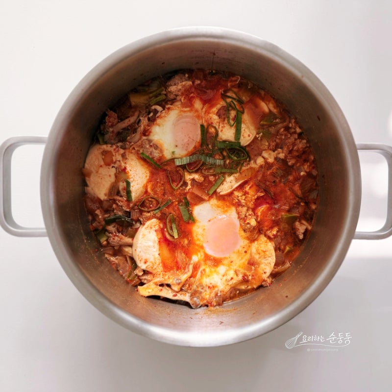순두부찌개 레시피 돼지고기순두부찌개 끓이는 법 초간단순두부