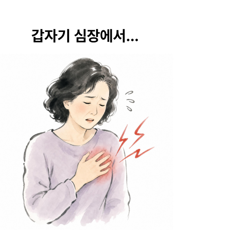 왼쪽 가슴이 찌릿찌릿 멎을 듯한 공포, 심장 검사 정상이라는데 왜?