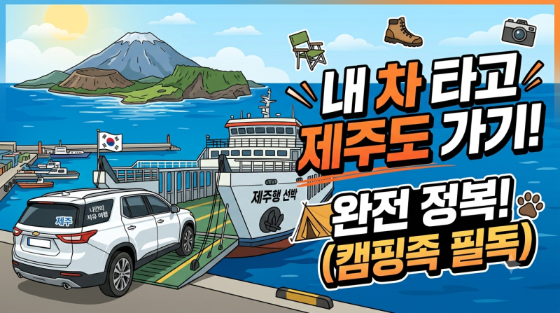 배타고 내 차 싣고 제주도가면 좋은 점 TOP 5