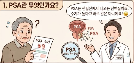 전립선 PSA 검사 수치 기준 건강생활습관 알아보기