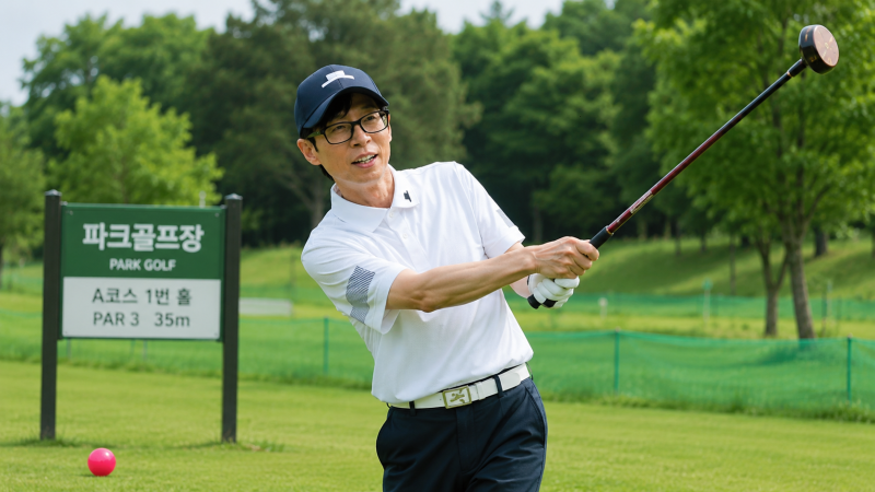 유재석 파크골프 쳤는데 실력보다 옷이 더 화제…방송 후 골프웨어 ‘구매 문의 폭주’