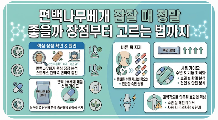 편백나무베개 잠잘 때 정말 좋을까 장점부터 고르는 법까지