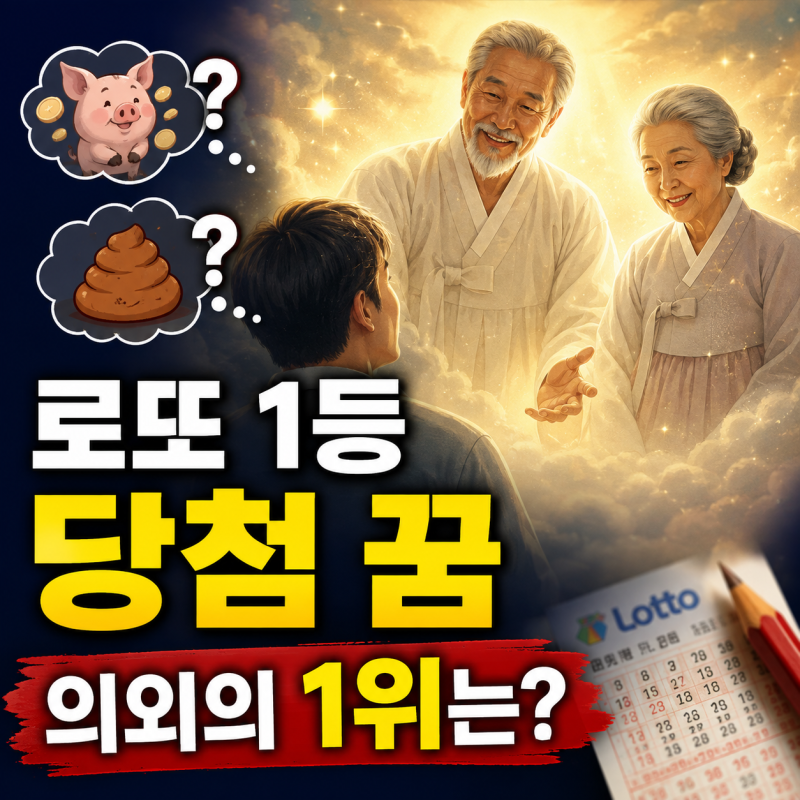 로또 1등 당첨자들은 무슨 꿈을 꿨을까? 의외의 1위