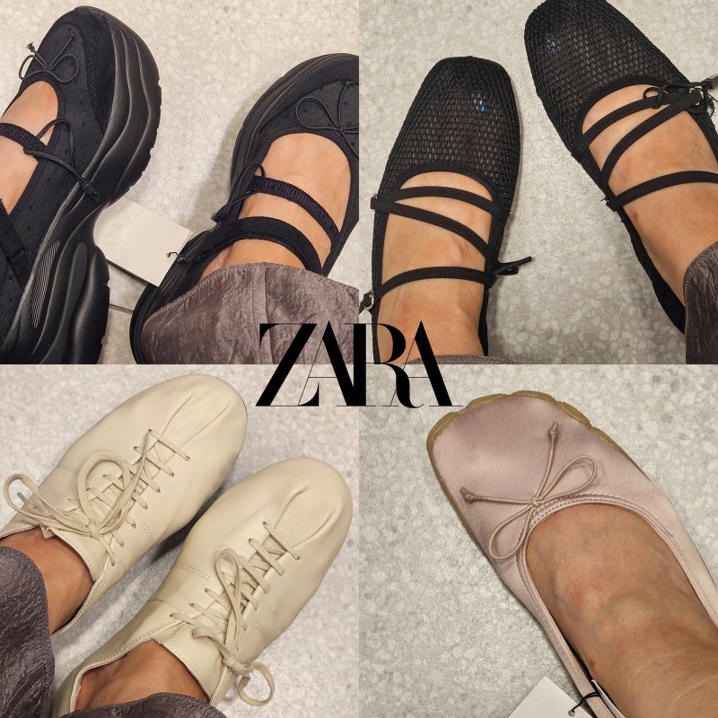 미우미우 르메르 닮은꼴부터 신상까지, ZARA 자라 신발 추천템 착용 후기 (착샷, 사이즈 팁 등)
