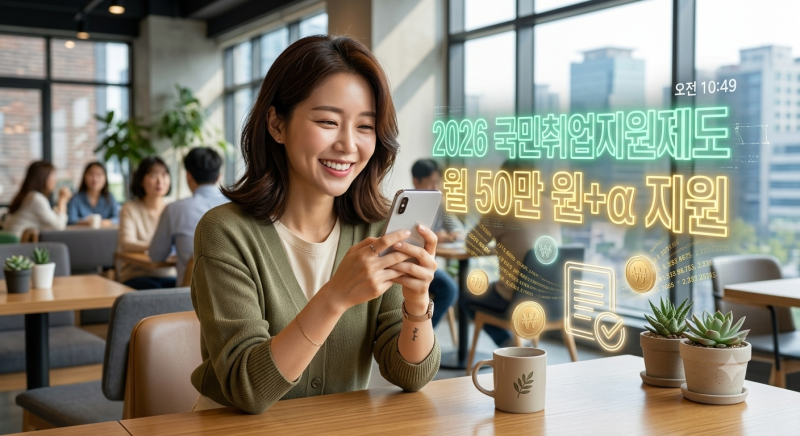 2026 국민취업지원제도 1유형 총정리! 구직촉진수당 월 50만 원+α 신청 자격 및 방법