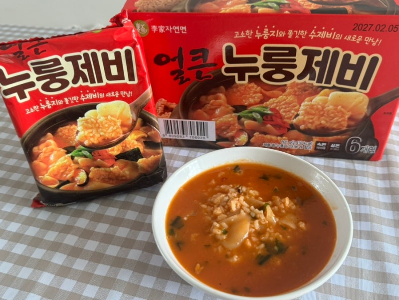 코스트코추천상품 이가자연면 얼큰 누룽제비 얼큰수제비 간편식 추천