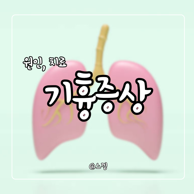기흉 증상 원인 기흉 검사 치료 수술