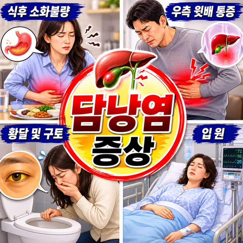 소화불량처럼 느껴지는 담낭염 수술비 정리
