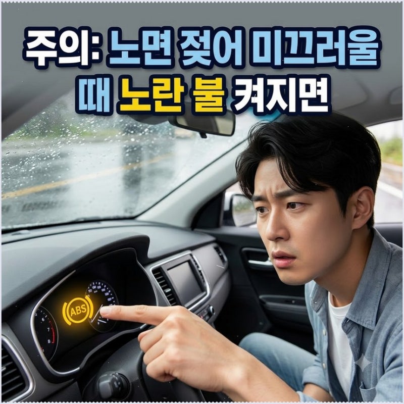 ABS 경고등 점등 원인과 주행 대처법 빨간 브레이크등 함께 켜지면 즉시 멈춰야 할 이유