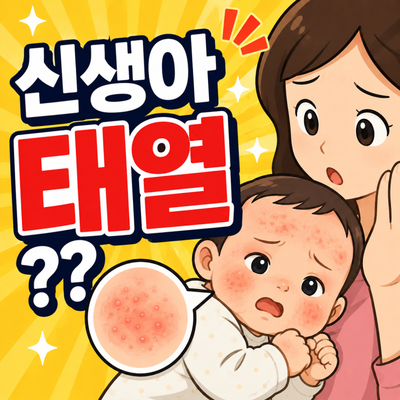 아기 태열 왜 안 없어질까? 신생아 태열 원인부터 집에서 관리하는 방법까지