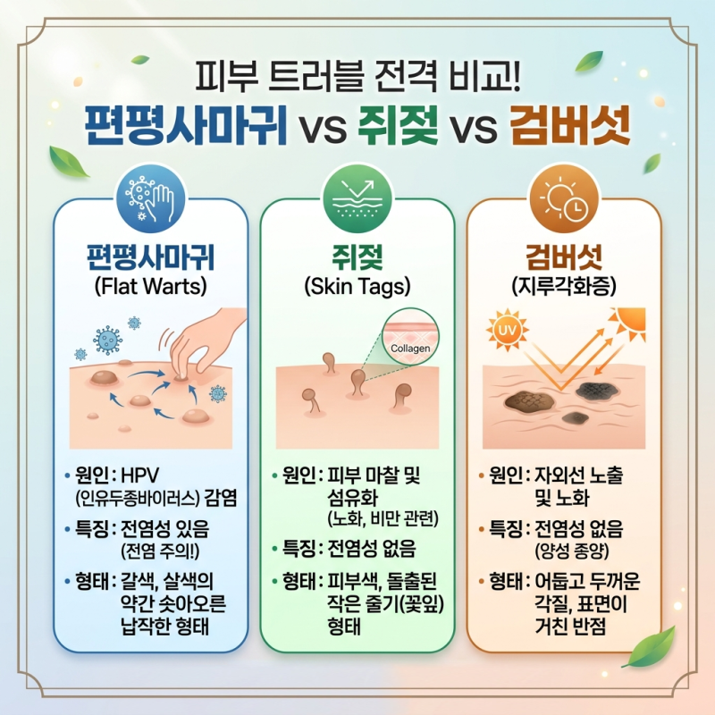 석촌동 편평사마귀 치료, 쥐젖 검버섯 차이부터 무제한 제거 비용까지 총정리! [로담한의원 ....