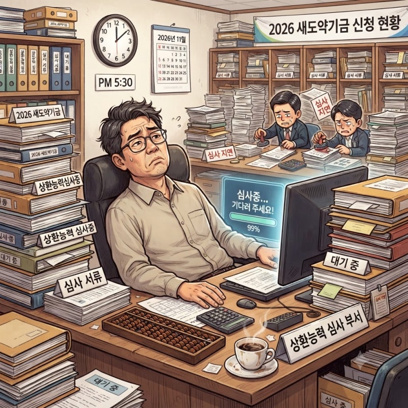 2026 : 새도약기금 홈페이지 상환능력 심사중, 생각보다 길어지는 이유와 확인 순서