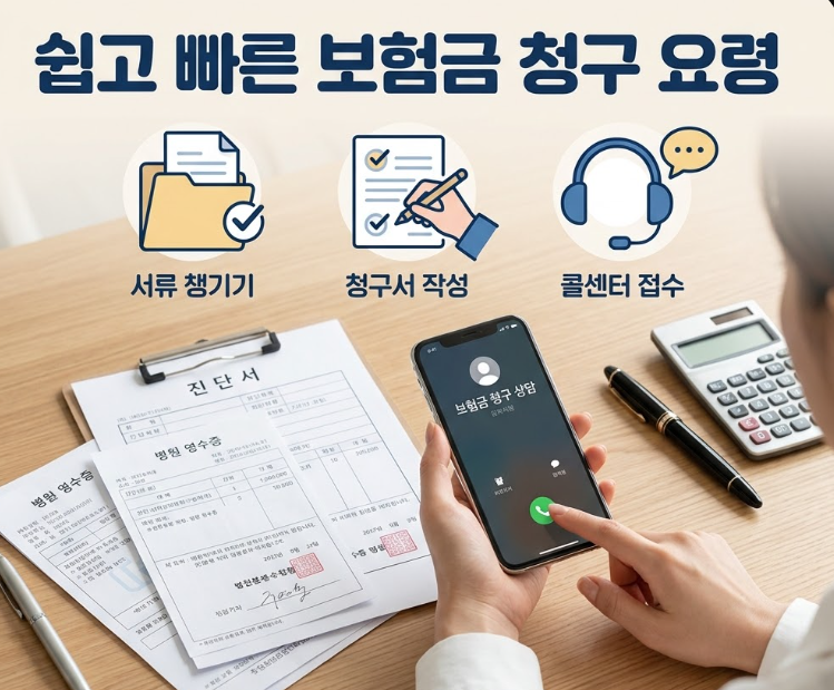 보험금청구 요령 및 보험사별 콜센터번호