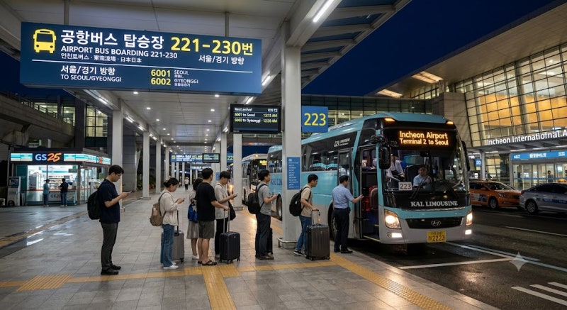 인천공항 N8877 심야버스 시간표, 광교중앙역 수원컨벤션센터 신갈 한국민속촌 가는 법