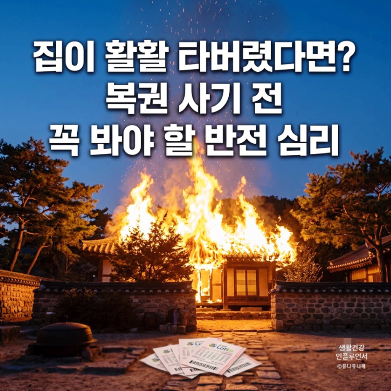 집이 불타는 꿈 해몽, 단순 재물운? 현실 도피 심리? 꿈 해몽과 심리분석